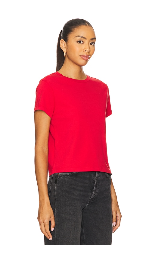 Agolde Adine Tee In Red