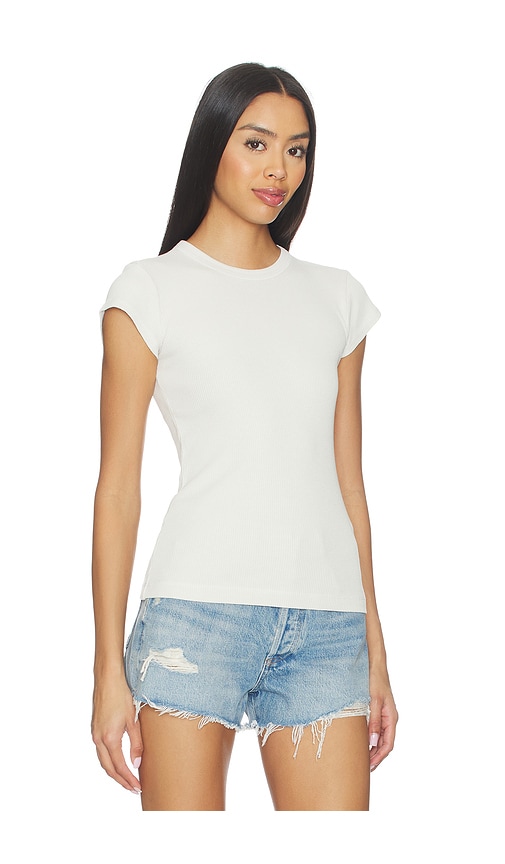 Agolde Bryce Cap Sleeve Tee In Cholla In Multi