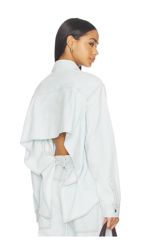 AGOLDE Theo Shirt en Baby Blue Taille XS Also en S M 362 €