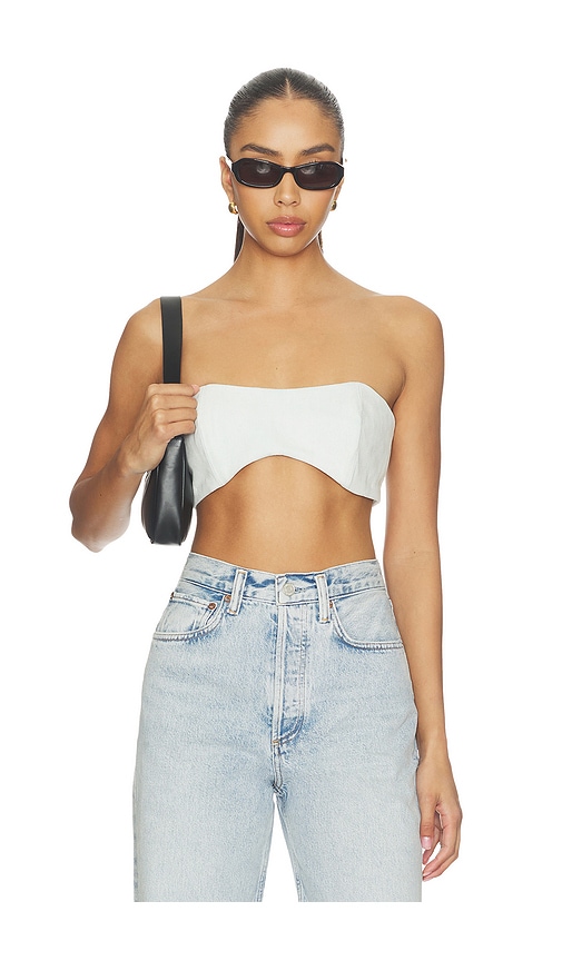 AGOLDE TOP BANDEAU GWYNNE en Blue Taille S Also en XS M XL 221 €