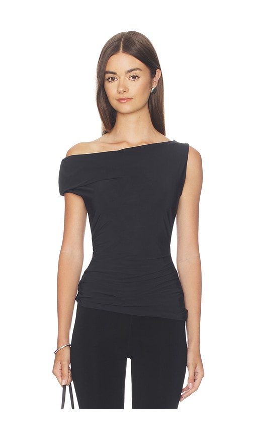 AGOLDE Carlin Top in Black. - size XS (also in S, M, L, XL)