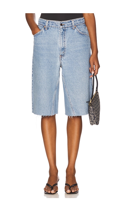 Undone Boyfriend Crop in Blue. - size 34 (also in 25, 26, 27, 28, 29, 31, 32)