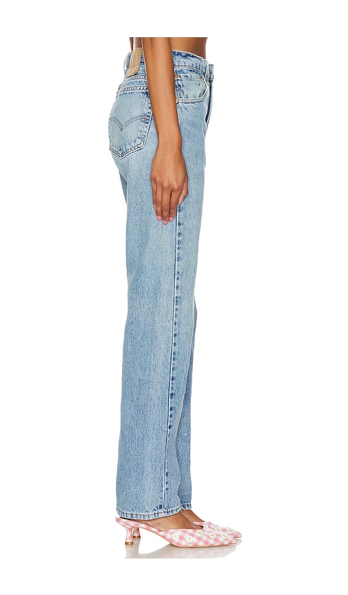  Aligrace Gerade Classic Relaxed Customs In Denim-light. Größe 23. Also In 25, 26, 27, 28, 29, 30, 32, 33. 