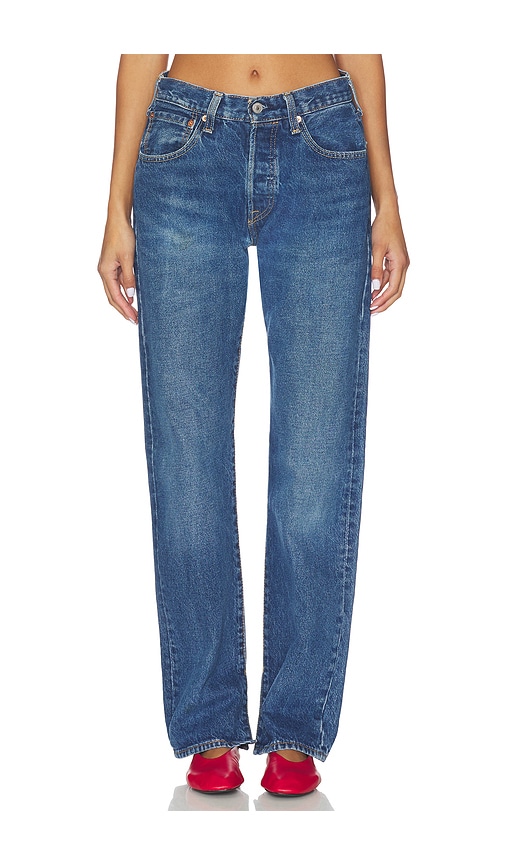 aligrace Vintage Relaxed Split Jeans