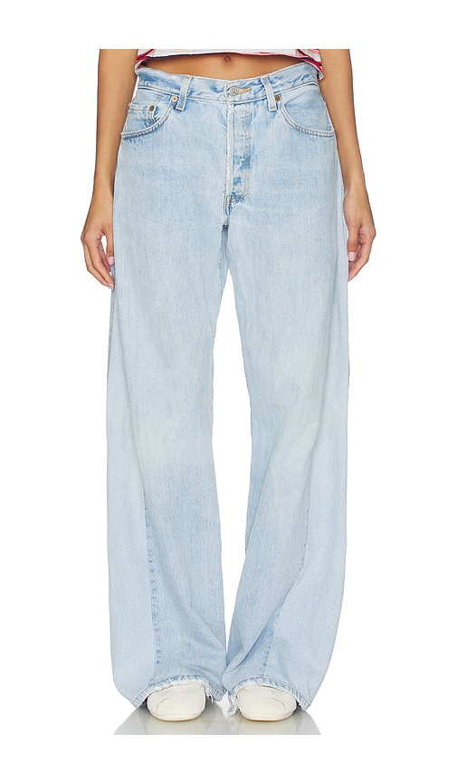 aligrace Retro Oversized Wide Leg Jeans