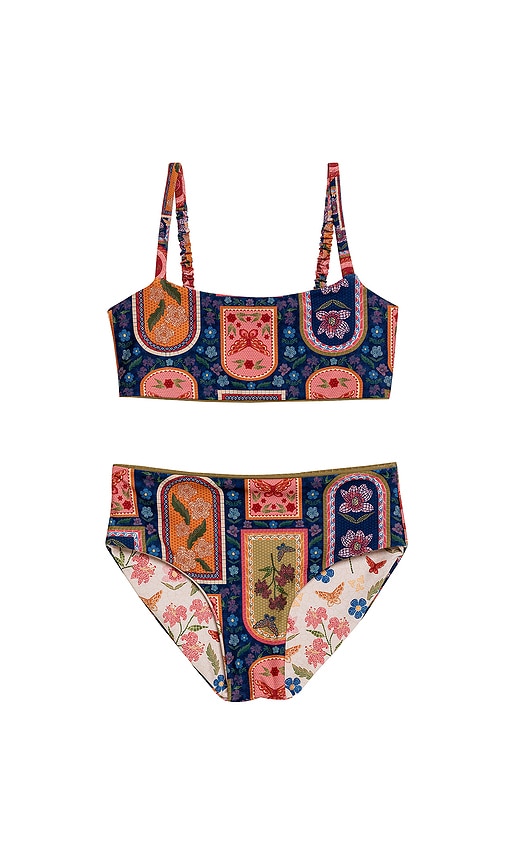 Agua Bendita Sky Fiore Bikini Set In Multi