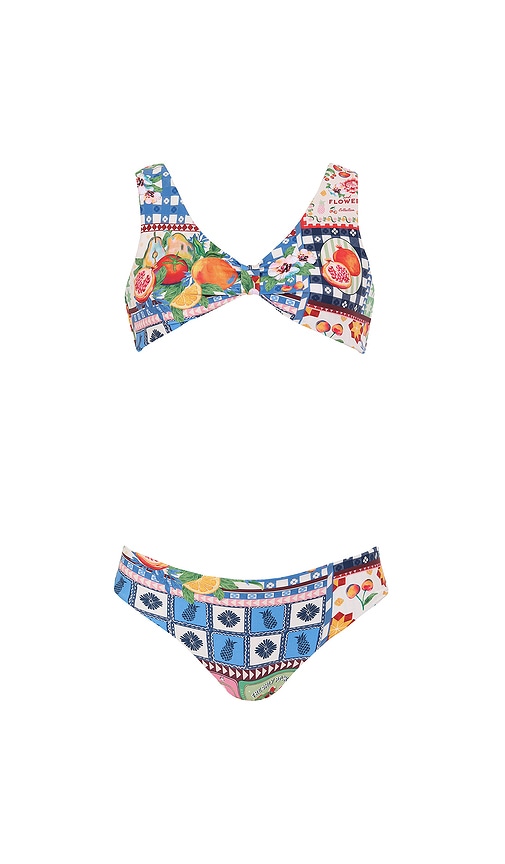 Agua Bendita ENSEMBLE DE BAIN PAZ BASKET en Blue. Taille 2. Also en 6, 4.
