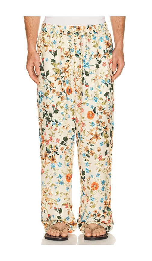 Agua Bendita PANTALON AGUA BENDITA en Cream. Taille 34. Also en 30, 32, 36.