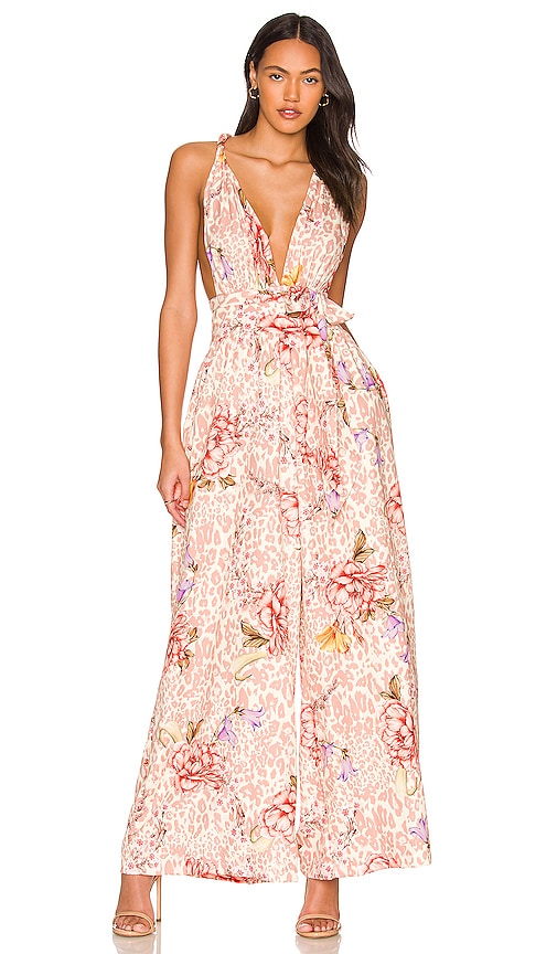 Agua Bendita X Revolve Tiana Jumpsuit In Pink ModeSens