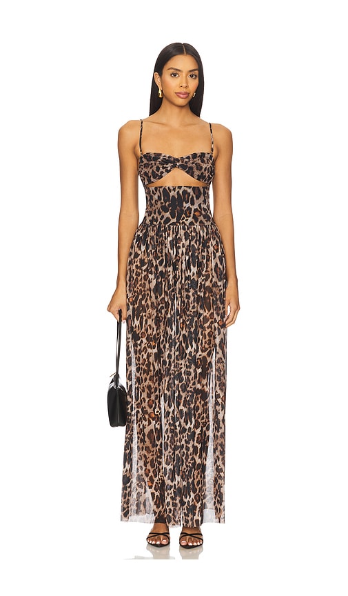 Agua Bendita x REVOLVE Malay Maxi Dress in Leopard