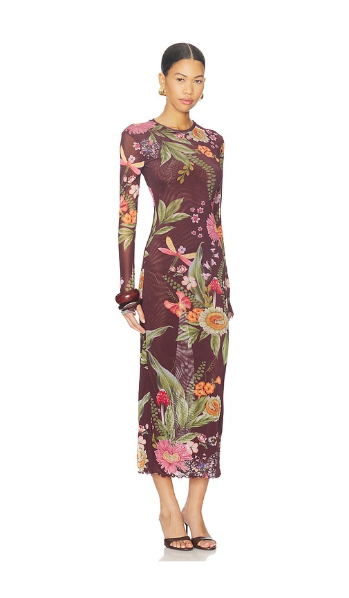 Agua Bendita Robin Dress In Multi