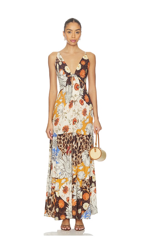 Agua Bendita Gabriella Dress In Multi