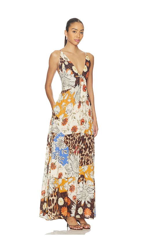 Agua Bendita Gabriella Dress In Multi