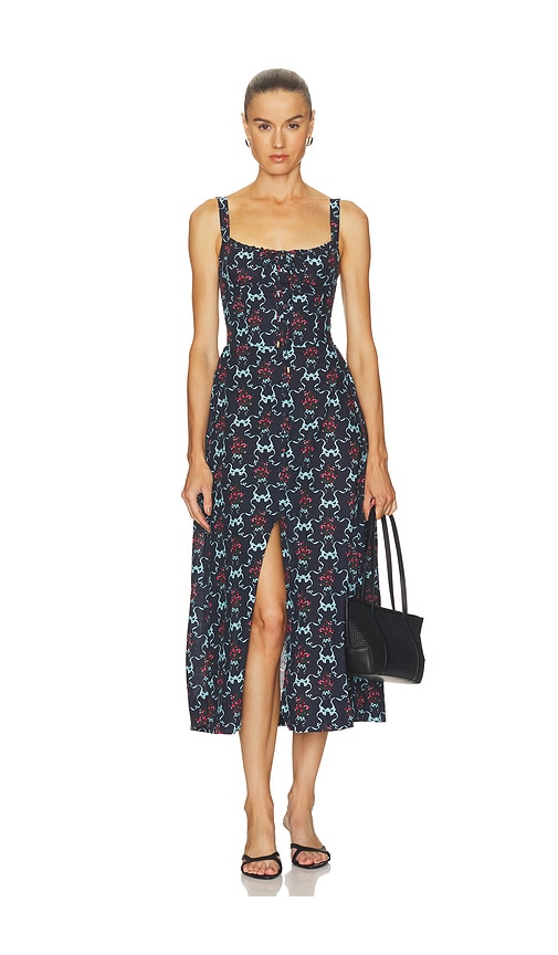 Agua Bendita ROBE CAROLA en Navy Taille L Also en S M 345 €