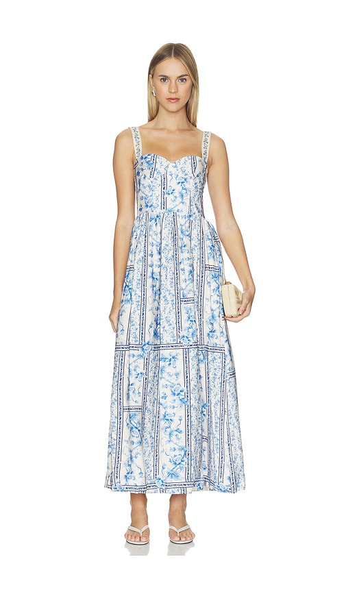 Agua Bendita ROBE MARCIA en Blue Taille S Also en M 368 €