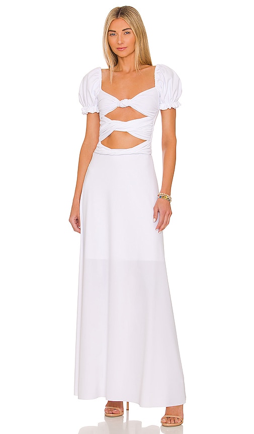 Agua Bendita x REVOLVE Bali Dust Dress in Off White