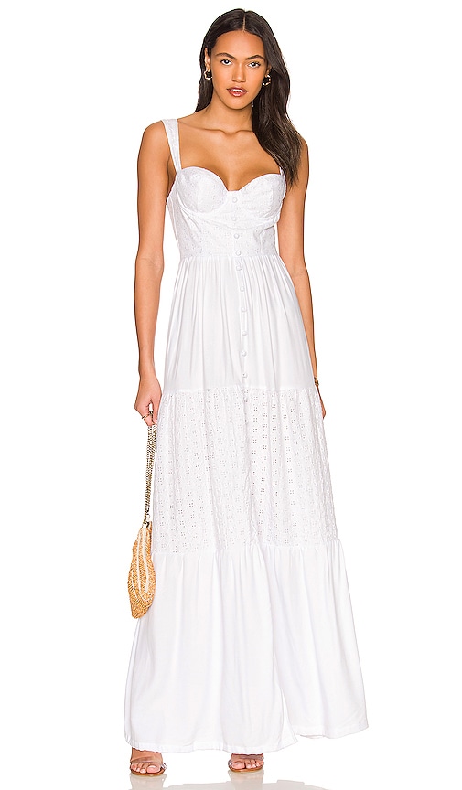 Agua Bendita x REVOLVE Alani Dress in White