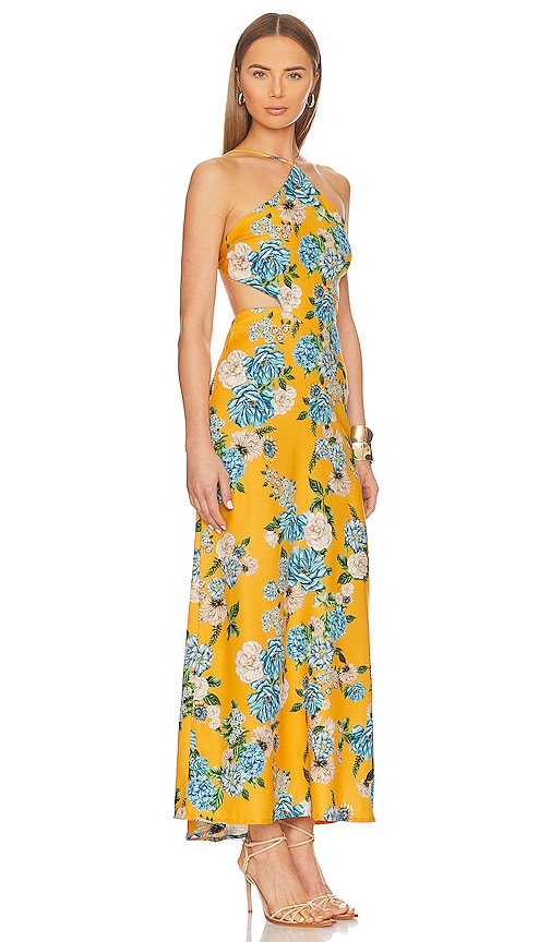 Shop Agua Bendita X Revolve Indria Dress In Yellow