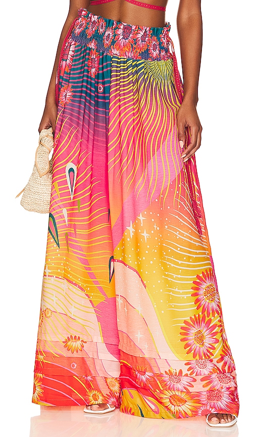 Agua Bendita PANTALON TATUM en Multi. Taille M. Also en L, XL.