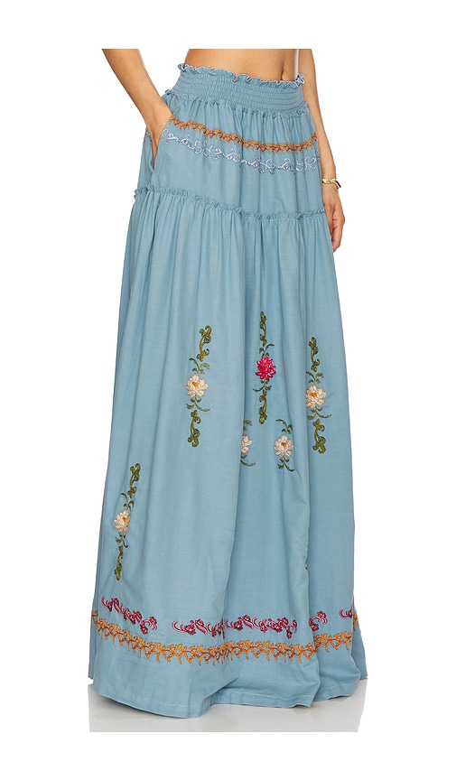 AGUA BENDITA X REVOLVE JENNA MAXI SKIRT 