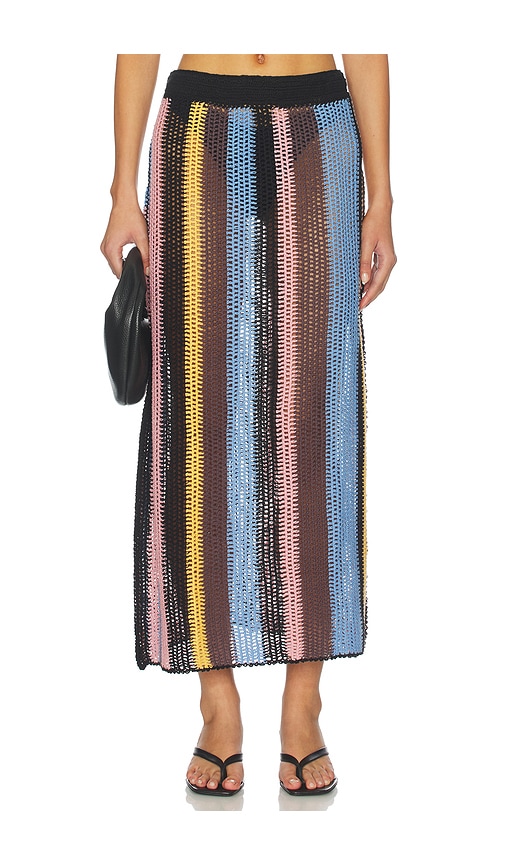 Agua Bendita Cyprus Skirt In Black