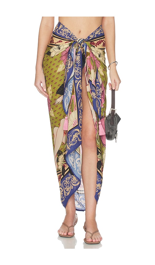 Agua Bendita Marine Matches Sarong