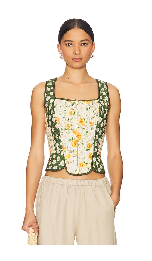Sinclair Ete Top in Green. - size L (also in M, S) - Agua Bendita - Modalova