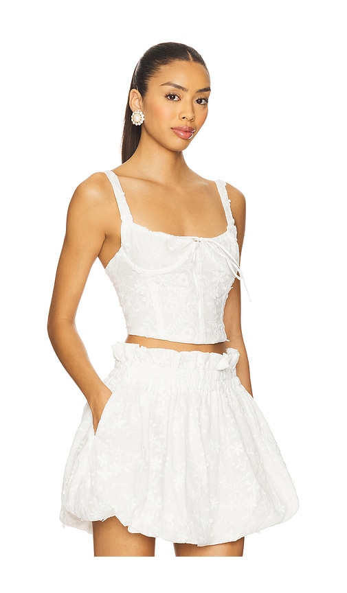 AGUA BENDITA X REVOLVE AMARETO CROP TOP