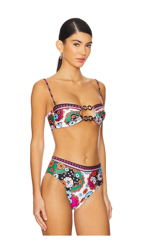 AGUA BENDITA X REVOLVE LACE BIKINI TOP 