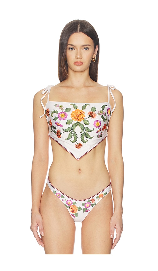 Agua Bendita Avorio Bikini Top
