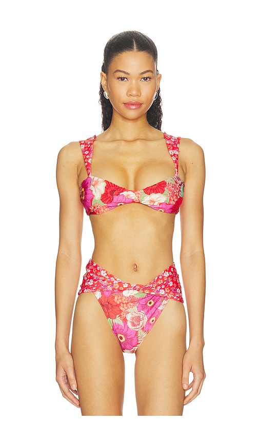 Agua Bendita x REVOLVE Malory Bandeau Top in Multi. - size L (also in M, S, XL)