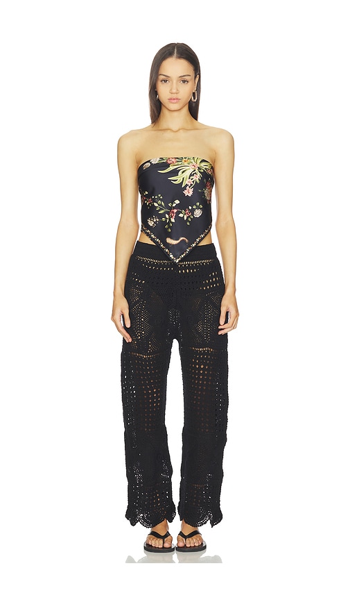 Agua By Agua Bendita Ceiba Paramo Scarf In Black