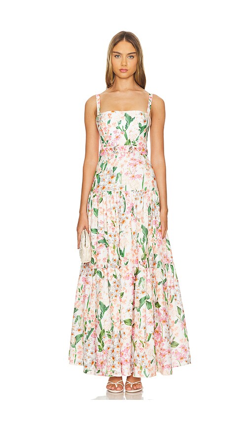 Agua by Agua Bendita Lima Maxi Dress in Jardinera