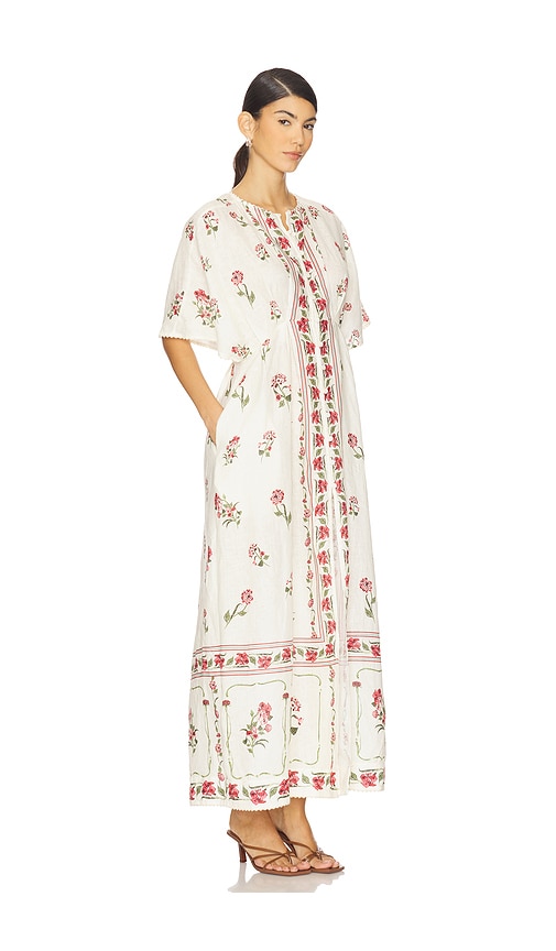 Agua By Agua Bendita Gesto Quebrada Maxi Dress In Multi