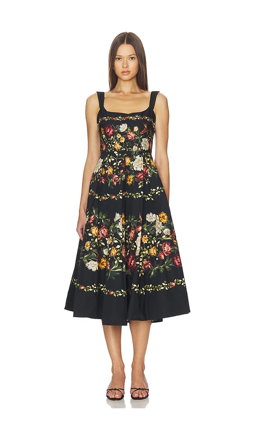 Agua by Agua Bendita Alcaparra Midi Dress