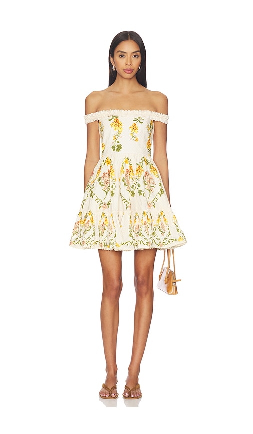 Agua by Agua Bendita Boreal Mini Dress in Ivory
