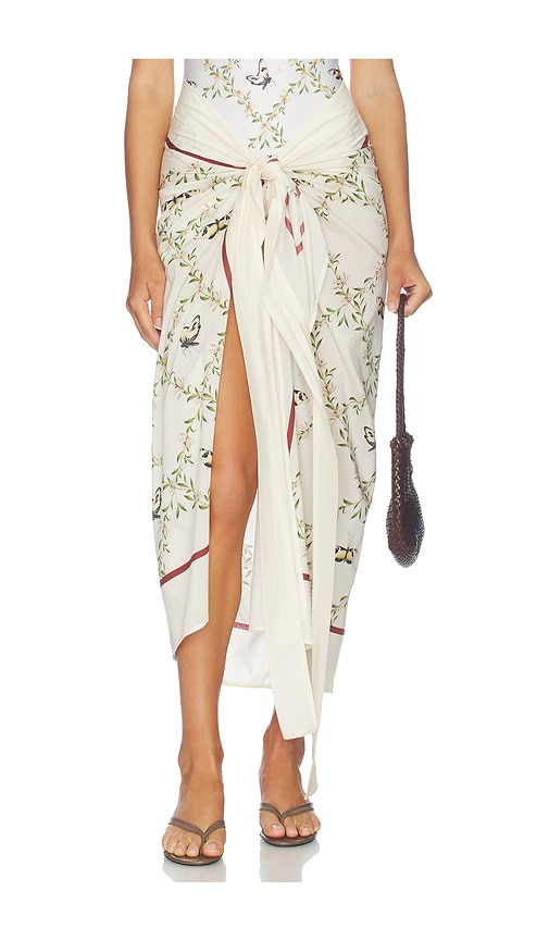 Agua by Agua Bendita Lavanda Midi Skirt