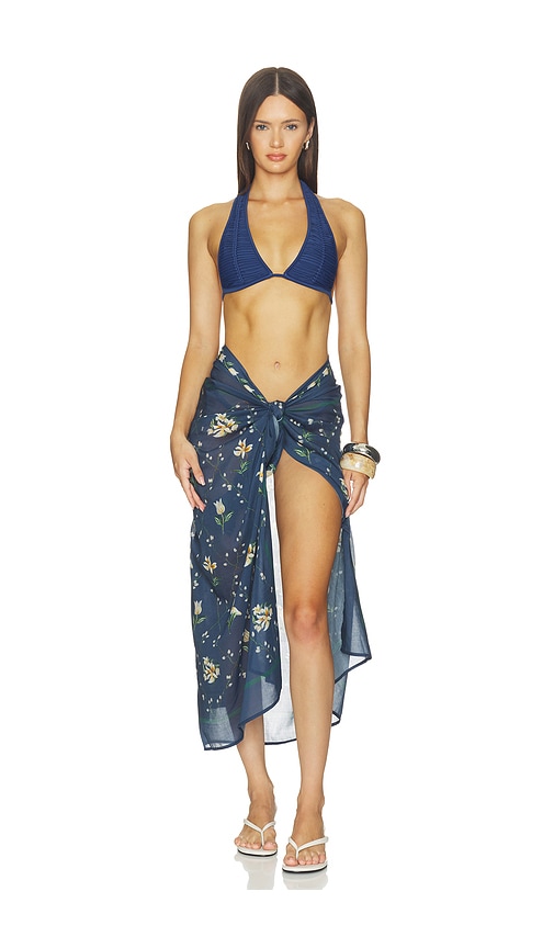 Agua by Agua Bendita Lavanda Pareo Midi Skirt | Thumbnail 5