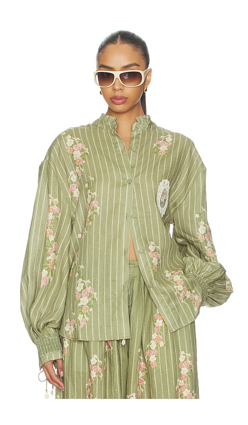 Agua by Agua Bendita AbadIa Button Up Shirt | Thumbnail 3