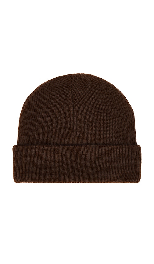 Shop Autumn Headwear Simple Beanie In Brown