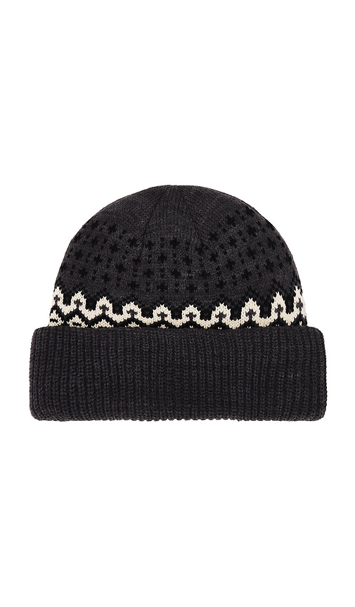 Shop Autumn Headwear Fair Isle Beanie In Grey