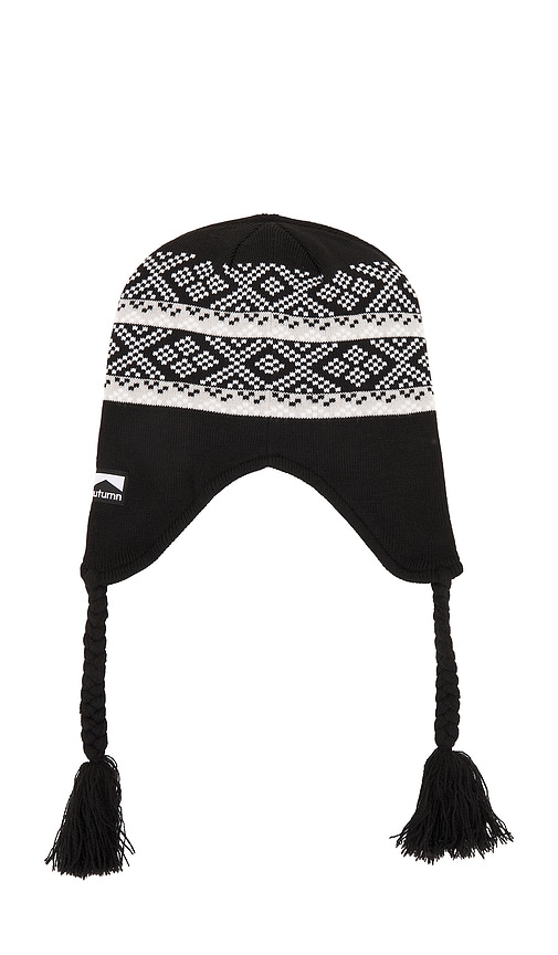 Shop Autumn Headwear Sedona Ear Flap Beanie In 블랙