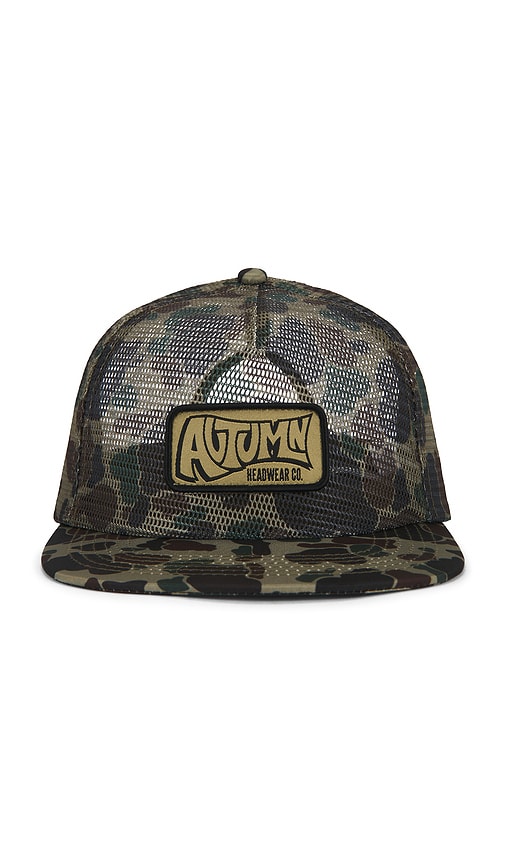 Autumn Headwear Camo Trucker Cap