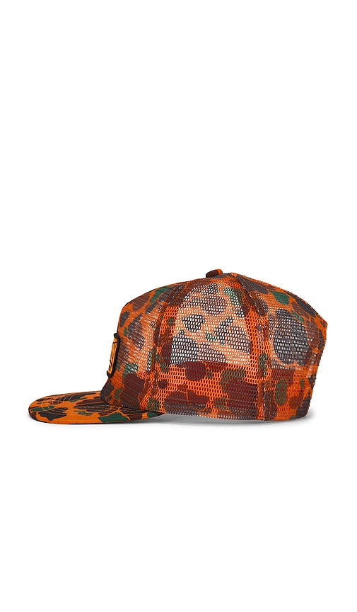  Autumn Headwear Kappe Camo In Orange. 