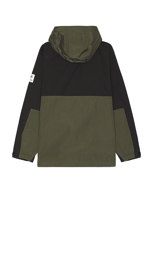 Shop Autumn Headwear Cascade Anorak In Military Green & Black