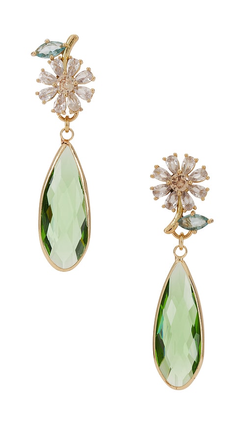 Anton Heunis BOUCLES DOREILLES PENDANTES DAISY en Green 126 €