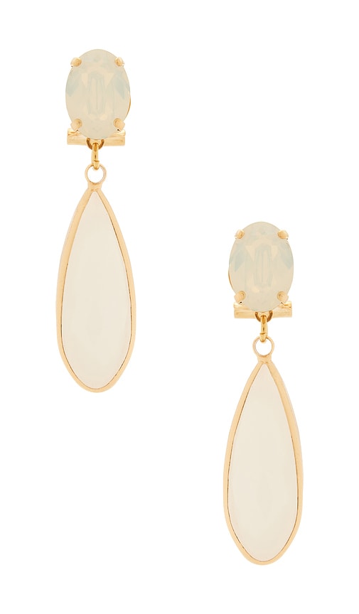 Anton Heunis BOUCLES DOREILLES PENDANTES EARRINGS en White 120 €
