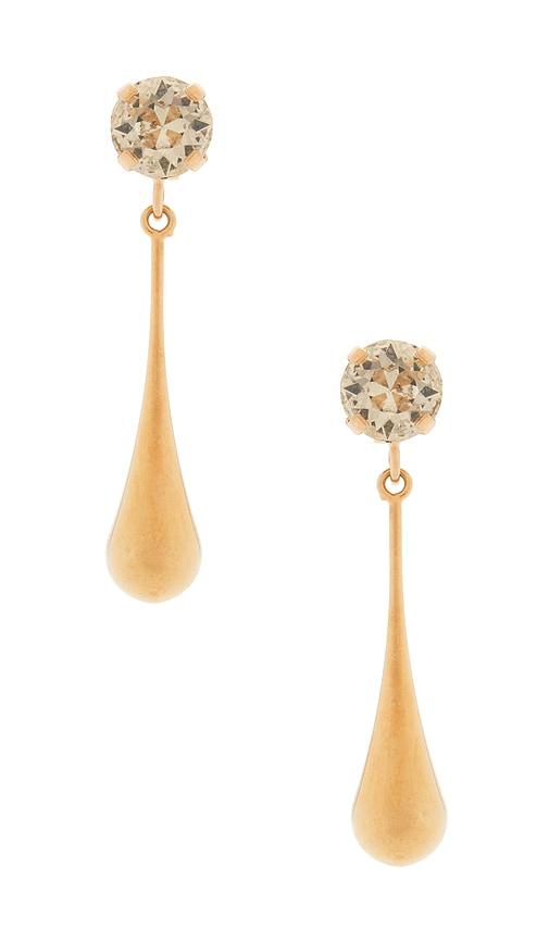 Anton Heunis Drop Earrings in Metallic Gold 97$