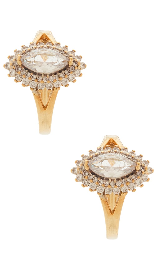  Anton Heunis Huggies Earrings In Metallic Gold. 