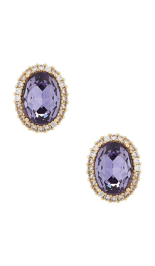 Anton Heunis Omega Clasp Oval Earrings | Thumbnail 3